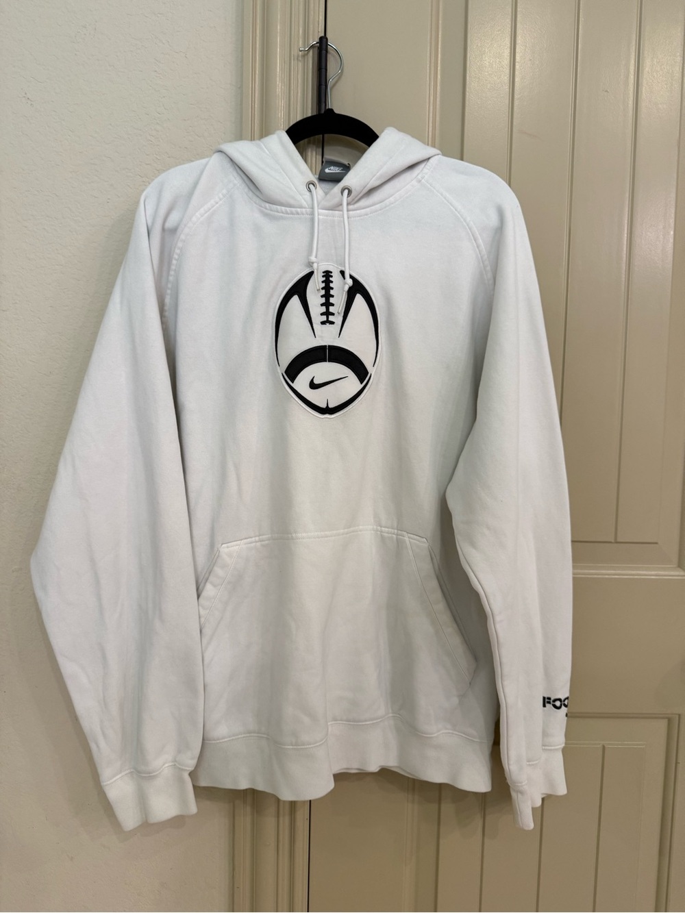 Vintage Nike Football Center Swoosh Hoodie size xl